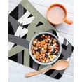 thumbnail image 3 of Sage Green Black Geometric Kitchen Dish Towels for Drying Dishes Set of 2, Modern Art Abstract Grey Line Waffle Weave Microfiber Hand Tea Bathroom Towels Quick Dry & Absorbent Towel 12x12, 3 of 7