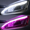 thumbnail image 2 of 1/2x Coche Led DRL Diurna Tiras De Luz 70 Cm Impermeable Auto Faro Fluyendo Señal De Giro Luces Amarillas Lámpara Decorativa 12v, 2 of 4