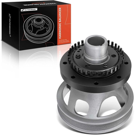 A-Premium Engine Harmonic Balancer Crankshaft Pulley Compatible with Ford | for Ford F-150 F150 97-10, F-150 Heritage, E-150 Club Wagon, E-150 Econoline Club Wagon 97-02, E-250 Econoline 97-02, 4.2L