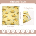 thumbnail image 3 of BZSMCE Chair Covers Set Home Decor Seat Back Cover Yellow Bee Pattern, 3 of 6