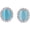 lake blue, variant on Bridal Rhinestone Opal Oval Shape Clip on Earrings for Women Charm Jewelry No Hole Ear Clip