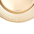 thumbnail image 2 of 13" Plastic Charger Plate - E - 24 Pack - Gold, 2 of 5
