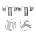 thumbnail image 3 of 50PCS 30mm Solar Panel Photovoltaic Water Guide Clip Stainless Steel Deflector Mud Drain Button Water Redirection Clips, 3 of 7