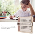 thumbnail image 3 of Multiplication Grid with Window, Slide and Learn Multiplication Grids Wooden Brain Development Viewer Window  for Kids, 3 of 7