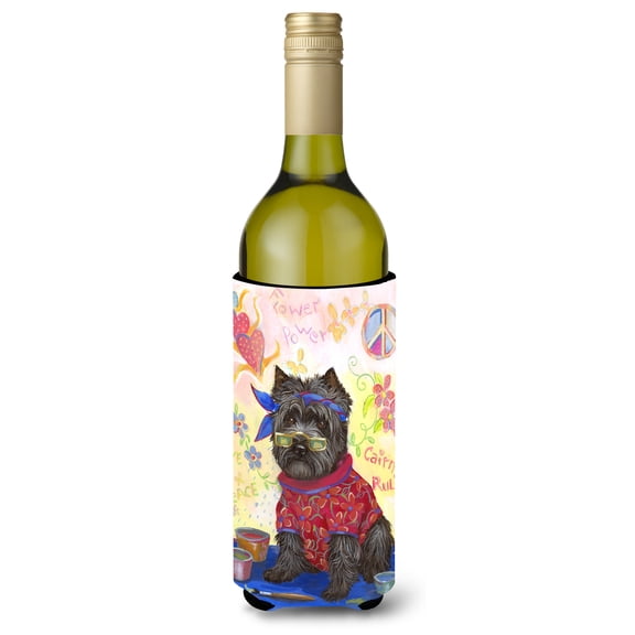 Cairn Terrier Hippie Dippie Wine Bottle Hugger