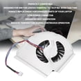 thumbnail image 2 of Laptop CPU Cooling Fan, Fast Heat Dissipation 3 Pin Power Connector Stable Silent Operation Replacement Laptop Cooling Fan  For T400 For W500 For T61, 2 of 7