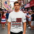 thumbnail image 6 of Fabrcox 250th USA Anniversary Shirt 1776-2026 Flag Print Patriotic Shirts for Men Freedom Commemorative Short Sleeve 4th of July Shirts for Men White XXL, 6 of 6