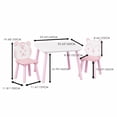 thumbnail image 1 of Mesa y silla para niños, escritorio de madera de 3 piezas para niños pequeños con respaldo animal, mesa de actividad para dibujar, aprender, sala de juegos o guardería, 1 of 4