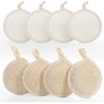 thumbnail image 1 of 8 Pcs Loofah Facial Exfoliator Pads Cleansing Sponge, 1 of 4