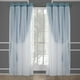 thumbnail image 2 of Cortinas TOWN & COUNTRY LUXE Talia de doble capa 52 x 84 cm, color turquesa, 2 of 9