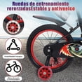 thumbnail image 3 of Bicicleta para Niños R16, con Adjustable Seat Handbrake, Ruedas de Entrenamiento con Luces, Canasta, Termo, Bicicleta con 4 Ruedas de 4 a 8 Años (Rojo), 3 of 8