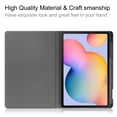 thumbnail image 5 of Allytech Galaxy Tab S6 Lite 10.4“ Case 2022/2020 Model (SM-P610/P613/P615/P619), Slim Auto Sleep Wake Smart Cover Multi Angle Stand TPU Back Shell Case for Samsung Galaxy Tab S6 Lite 10.4" - Black, 5 of 6