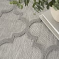 thumbnail image 5 of Nourison Easy Care 8' x 10' Silver Grey Indoor/Outdoor Rug, 5 of 10