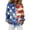 Deep Red, variant on Iaqnaocc American Flag Shirts for Women Patriotic American Flag Stars Tops America 250 Shirt Freedom Button Down Collared Shirt Lightweight Long Sleeve Tee Top Wine L