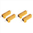 thumbnail image 1 of 4 Pcs Electronic Aluminium Shell Resistors 5% 8 Ohm 50W,4 x Aluminum Resistors,Gold, 1 of 5