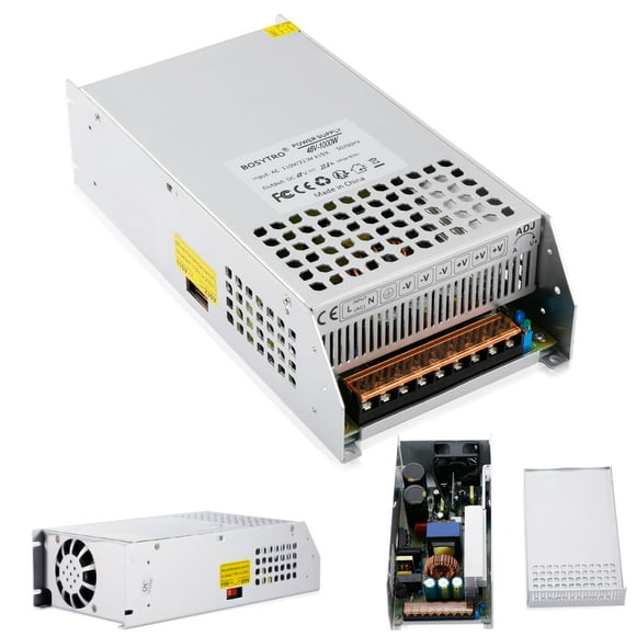 Fuente de alimentación BOSYTRO DC 48V 20.8A 1000W para tira de luz LED