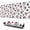 White Cow Bow, variant on Long Mouse Pads for Desk,White Cow Head Hat Pattern Desk Mats on Top Of Desks, Desk Mouse Pad Extra Large with 3mm Non-Slip Base and Stitched Edge for Gaming,Office,Work,Home 31.5"x11.8"