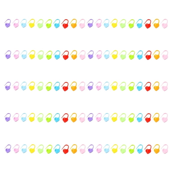 100Pcs Crochet Stitch Markers,Locking Stitch Markers with Storage Case,Plastic Safety Pins for Knitting & Crochet,Colorful Yarn Accessories for Crochet Tools & Supplies,Stitch Markers for Crocheting
