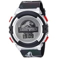 thumbnail image 1 of Reloj Jurassic Park de cuarzo analógico con correa de plástico, negro, 25 (Modelo: JRW4004 Accutime Accutime, 1 of 2