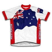 Australia Flag Short Sleeve Cycling Jersey  for Men - Size XL