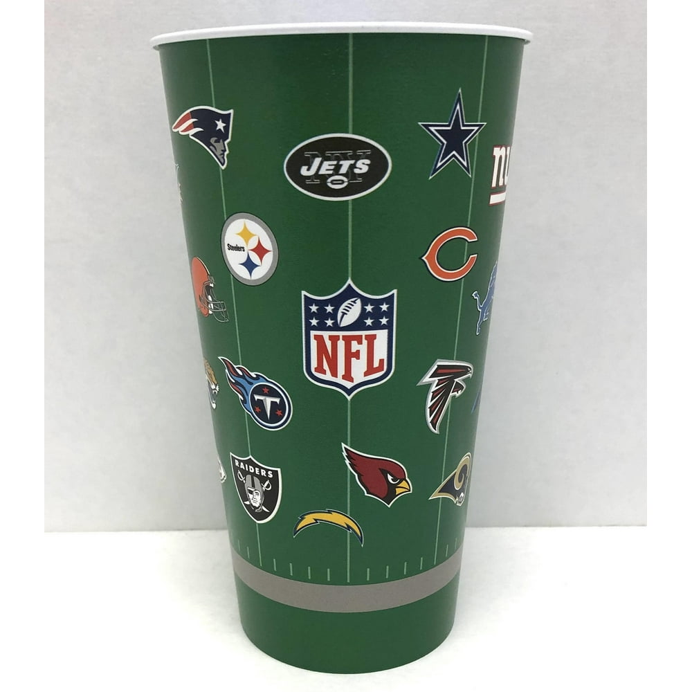 NFL Teams Pro Football Sports Party Favor 32 oz. Plastic Cup Walmart