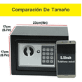 thumbnail image 3 of Caja Fuerte De Seguridad Digital Malubero Apertura Electrónica negra Malu1380, 3 of 3