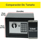 thumbnail image 3 of Caja Fuerte De Seguridad Digital Malubero Apertura Electrónica negra Malu1380, 3 of 3