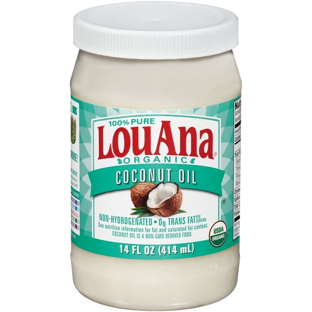 LouAna Organic Coconut Oil, 14 fl oz