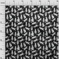 thumbnail image 3 of oneOone Cotton Silk Black Fabric Dog Dress Material Fabric Print Fabric By The Yard 42 Inch Wide, 3 of 6