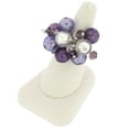 thumbnail image 2 of GlassOfVenice Murano Glass Sorgente Ring - Purple, 2 of 4