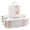 100-White, variant on Single Individual Cupcake Boxes 100-Black 100 Count with Window and Handle