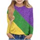 thumbnail image 1 of Camisetas de Manga Larga Linda con Cuello Redondo Impreso, Camisetas de Manga Larga Casual para las Mujeres Suave Estirable Primavera Otoño Uso Diario, 1 of 5