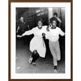 thumbnail image 2 of Art.com Two Young African Americans Girls, Screaming During Riots in Bedford-Stuyvesant Section of Brooklyn Photo, Brown Frame Wall Art, 23" x 29", 2 of 5