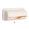 thumbnail image 2 of Wosthever Soporte para bolsas de supermercado montado en la pared, contenedor compacto y ligero para bolsas de plástico, fácil de instalar Almacenamiento y organización del hogar albaricoque S, 2 of 6