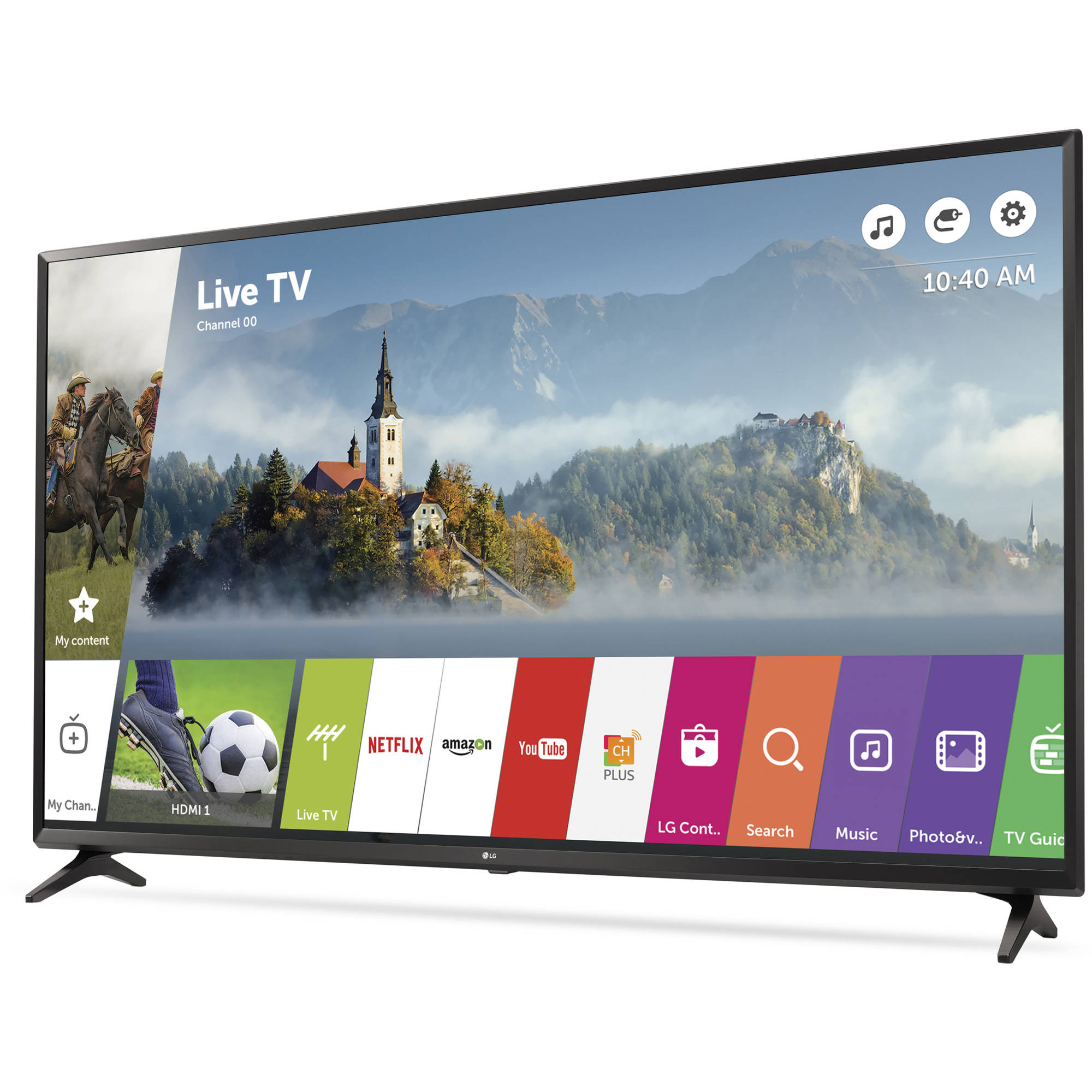 LG 49" Class 4K Ultra HD (2160P) Smart LED TV (49UJ6300) - image 3 of 12