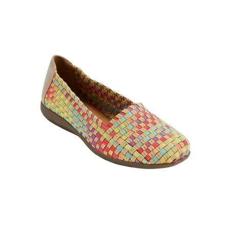 

Comfortview Women s Wide Width The Bethany Flat Shoes