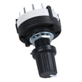 thumbnail image 3 of 2X 3P4T 3 Pole 4 Position Single Band Selector Rotary Switch with Knob, 3 of 8