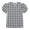 Black, variant on Summer Big Girls Shirts Trendy Gingham Plaid Puff Short Sleeve Crew Neck Cute Tops Lightly Loose Thin Cute Tops Breathable Daily Wear Checkerboard Print Fashion Casual T Shirts for Kids