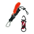 thumbnail image 1 of Siruishop Scuba Diving Coil Lanyard,Spring Coiled Camera Lanyard,Lightweight Stretchable Freediving Rope,Dive Clip for Underwater Tools orange, 1 of 8