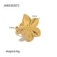 thumbnail image 5 of Anillo abierto de flor simple, anillo romántico para el dedo, anillos ajustables de moda, 5 of 5