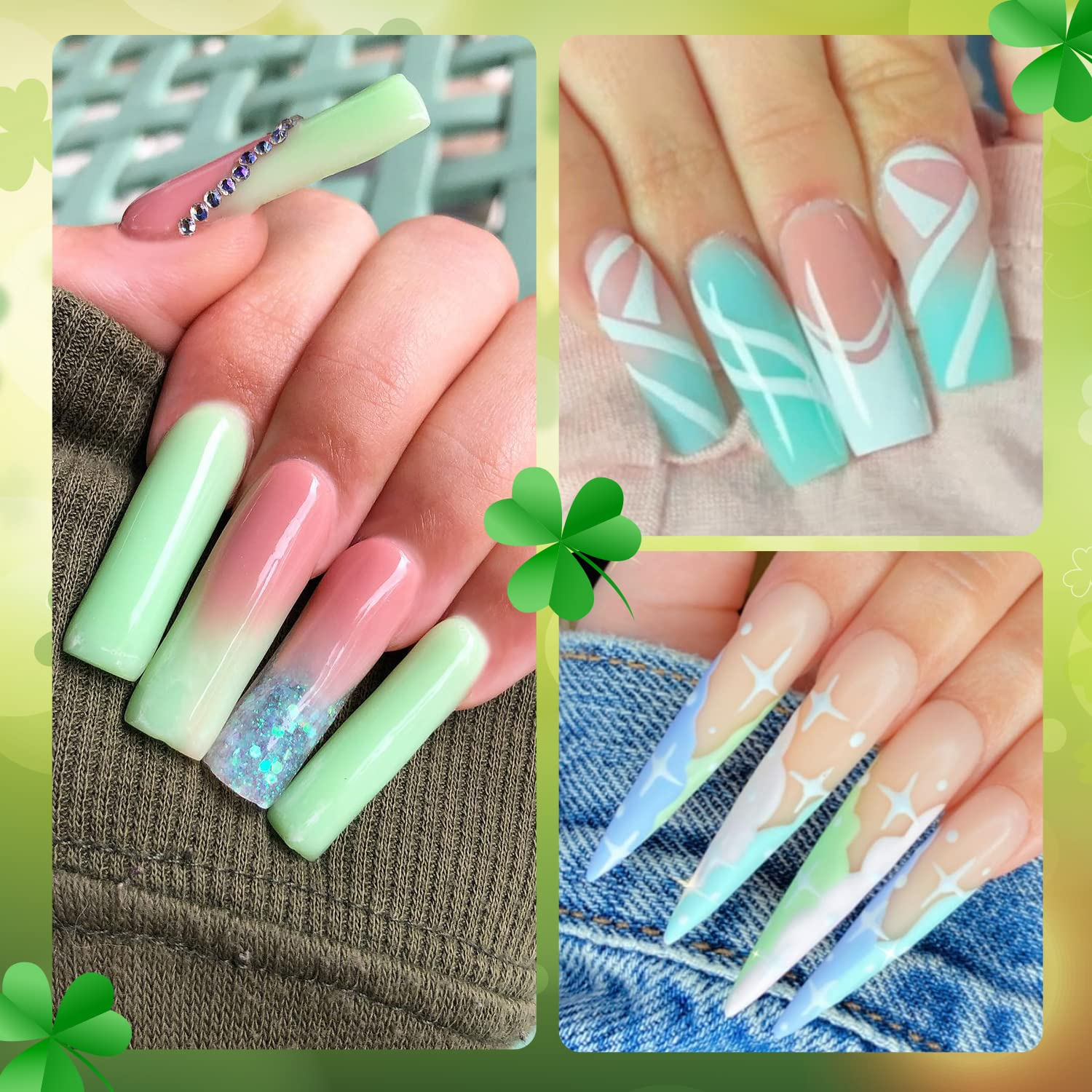 Other | Green Nail Extensions | Freeup