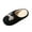 Black, variant on Womens Closed Toe Clog Slippers Corduroy Cat Embroidery Plush Fleece Lining Warm Comfortable House Slippers