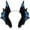 blue, variant on Resin Blue Sea Siren Headband with Fish Ears and Fin Detail, 1 Piece