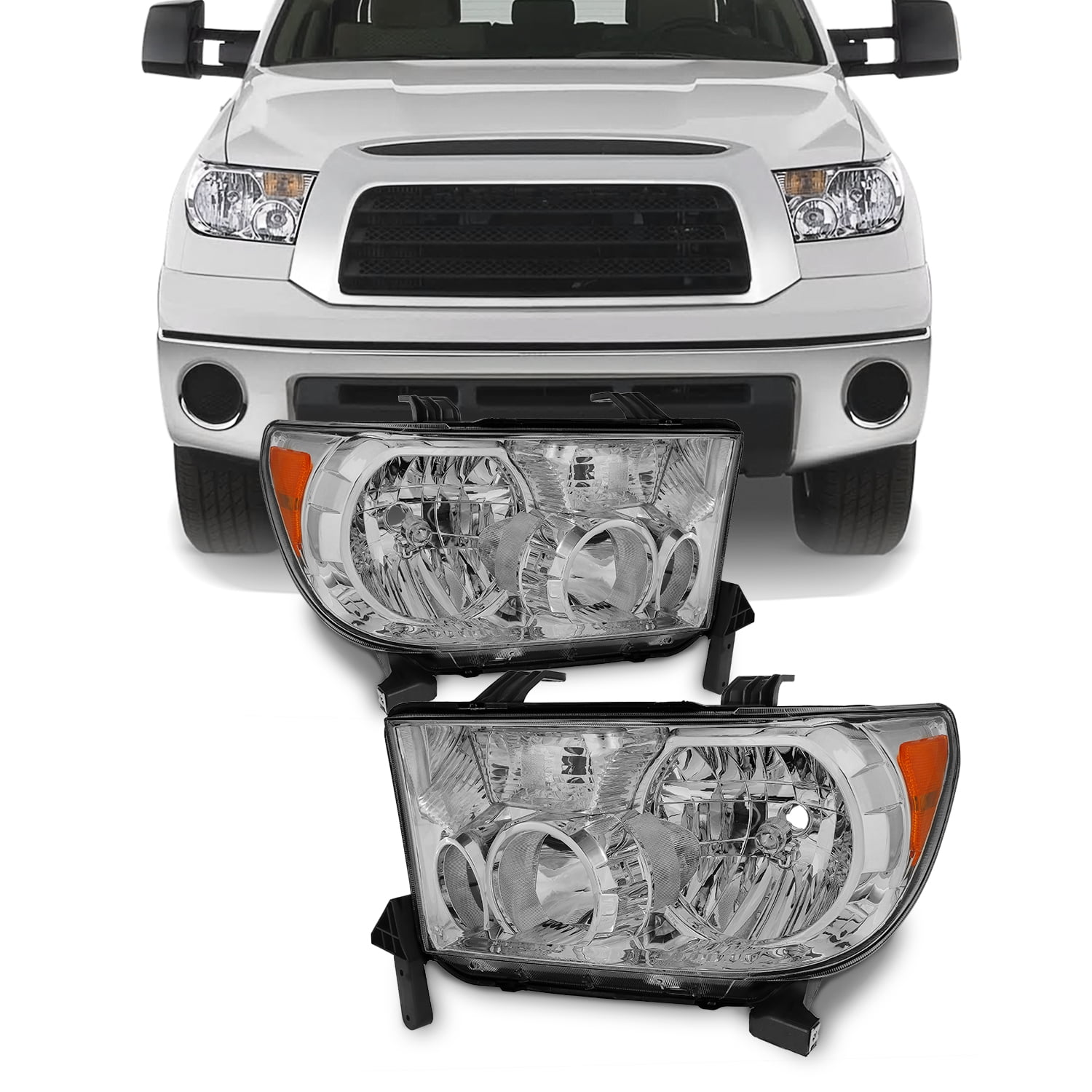 2008-2017 Sequoia OE Style Headlight Assembly Pair Fits 2007-2013 Toyota Tundra 2008-2017 Sequoia OE Style Headlight Assembly Pair Fits 2007-2013 Toyota Tundra
