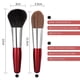 thumbnail image 3 of Protable Mini Makeup Brushes Set with Travel Case,5PCS Cosmetic Brushes Kit(Natural and Synthetic Hair)-Includes Foundation-Contouring-Blending-Blush, 3 of 4