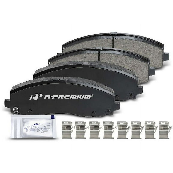 Front Brake Pad Set 4 - Compatible with 2012 - 2019 Dodge Journey 2013 2014 2015 2016 2017 2018