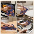 thumbnail image 5 of 4 Pcs Funny Kitchen Towels,Magical Pumpkin Castle Halloween Pattern Microfiber Dish Towels,Kitchen Tea Towels,Kitchen Towel Set (18" X 26"), 5 of 7