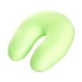 thumbnail image 2 of Almohada de viaje con soporte para la cabeza, suave y ergonómica, de espuma viscoelástica, ideal para el cuello. Verde, 2 of 9