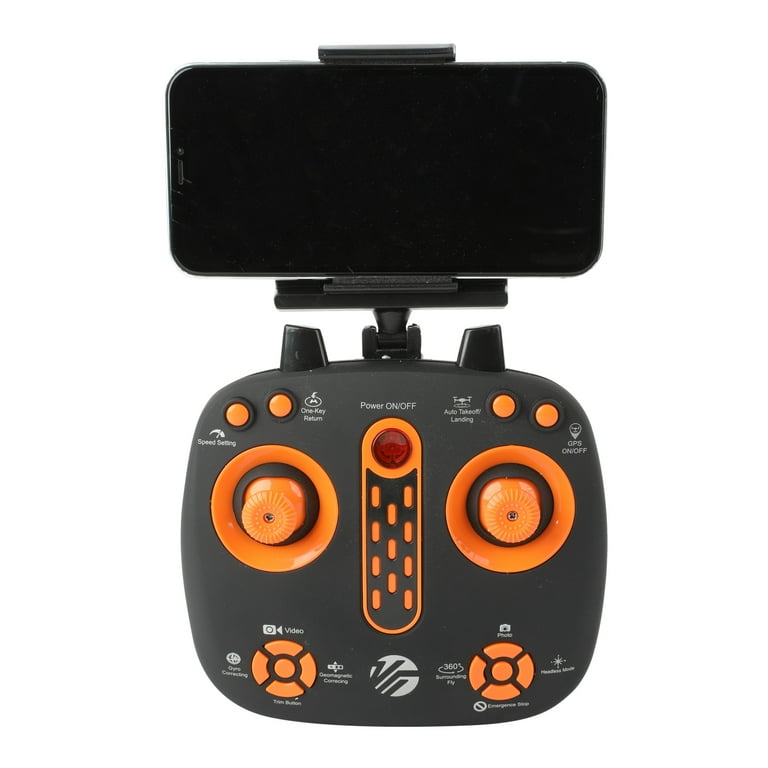 Vejhus kreativ batteri Vivitar 360 Skyview 2 GPS Aerial Camera Drone, 1000ft Range, Remote  Control, Black - Walmart.com