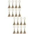 thumbnail image 6 of HOMEMAXS 16 pcs  Napkin Rings Rustic Napkin Holder Wooden Beads Napkin Rings Farmhouse Table Serviette Rings, 6 of 8